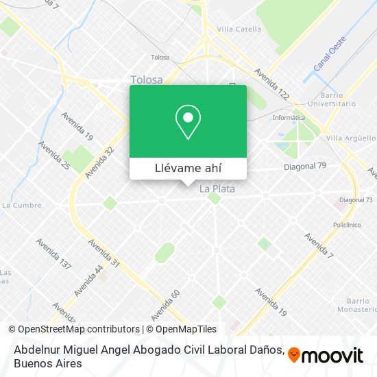 Mapa de Abdelnur Miguel Angel Abogado Civil Laboral Daños