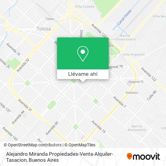Mapa de Alejandro Miranda Propiedades-Venta-Alquiler-Tasacion