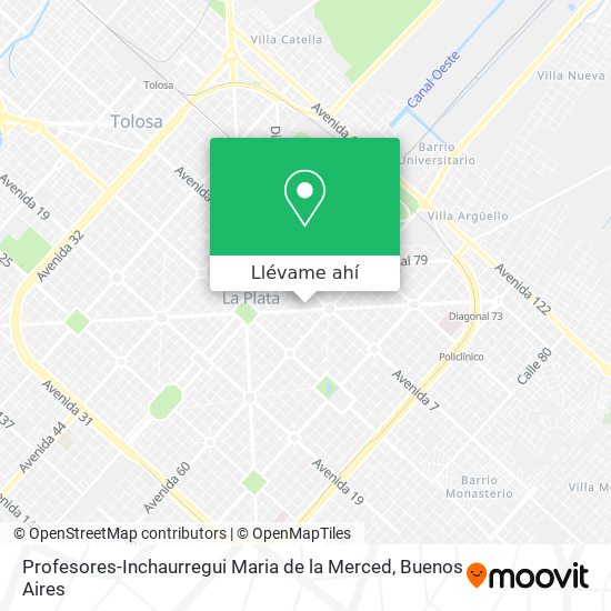 Mapa de Profesores-Inchaurregui Maria de la Merced