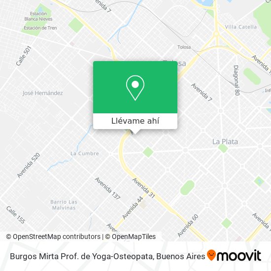 Mapa de Burgos Mirta Prof. de Yoga-Osteopata