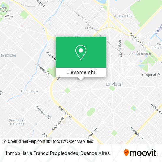 Mapa de Inmobiliaria Franco Propiedades