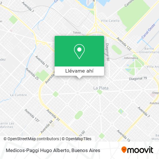 Mapa de Medicos-Paggi Hugo Alberto