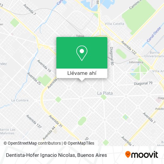 Mapa de Dentista-Hofer Ignacio Nicolas