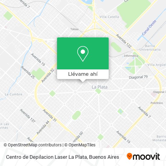 Mapa de Centro de Depilacion Laser La Plata