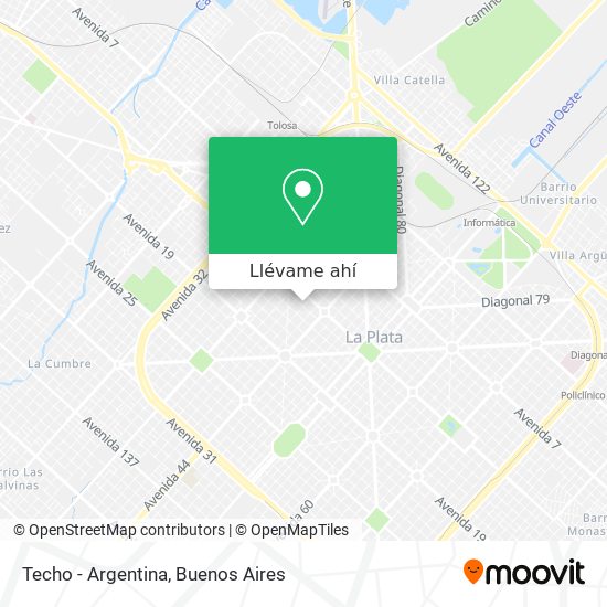Mapa de Techo - Argentina