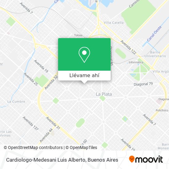 Mapa de Cardiologo-Medesani Luis Alberto