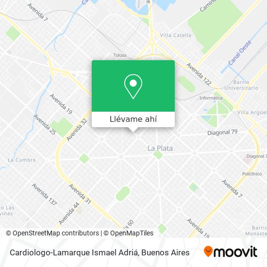 Mapa de Cardiologo-Lamarque Ismael Adriá