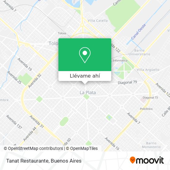 Mapa de Tanat Restaurante
