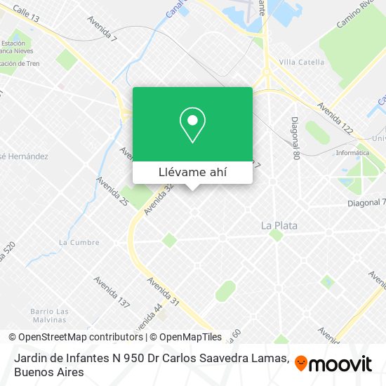 Mapa de Jardin de Infantes N 950 Dr Carlos Saavedra Lamas