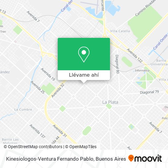 Mapa de Kinesiologos-Ventura Fernando Pablo