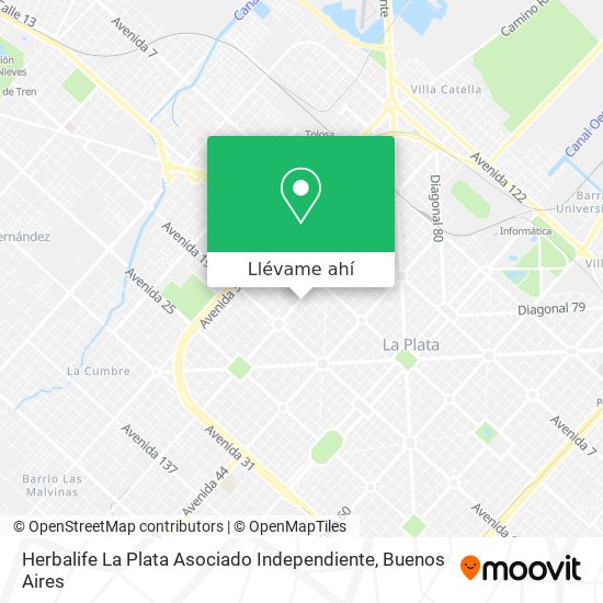 Mapa de Herbalife La Plata Asociado Independiente