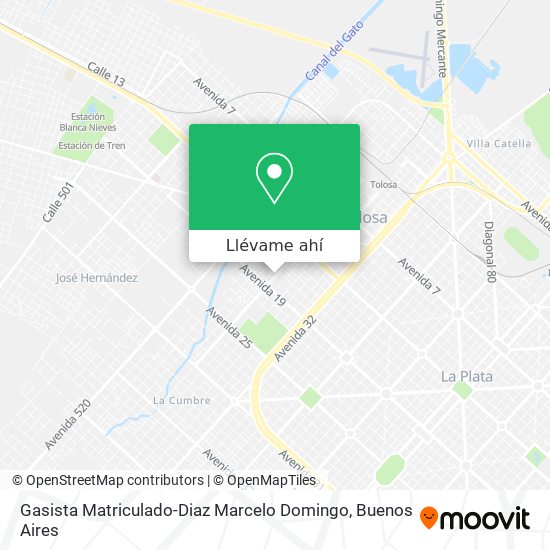 Mapa de Gasista Matriculado-Diaz Marcelo Domingo