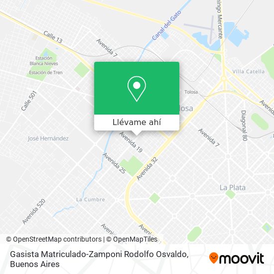 Mapa de Gasista Matriculado-Zamponi Rodolfo Osvaldo