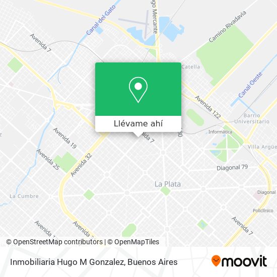 Mapa de Inmobiliaria Hugo M Gonzalez