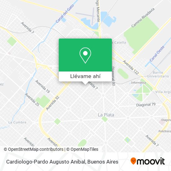 Mapa de Cardiologo-Pardo Augusto Anibal