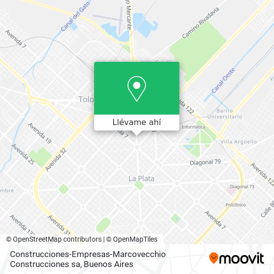Mapa de Construcciones-Empresas-Marcovecchio Construcciones sa