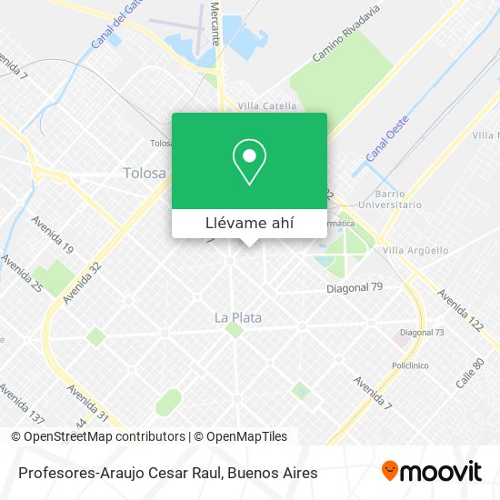 Mapa de Profesores-Araujo Cesar Raul