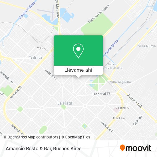 Mapa de Amancio Resto & Bar