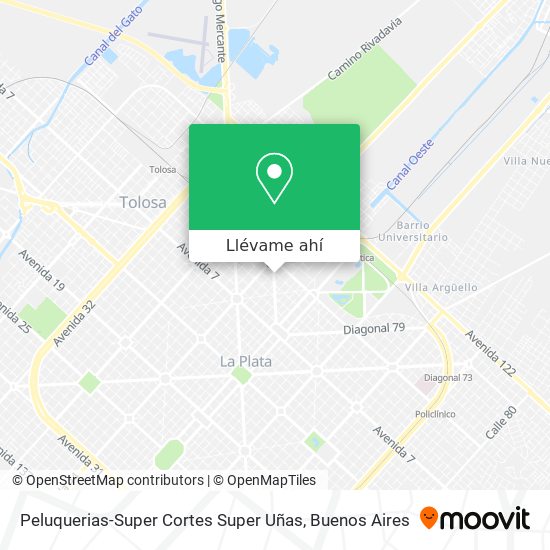 Mapa de Peluquerias-Super Cortes Super Uñas