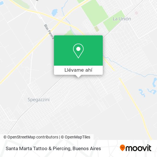 Mapa de Santa Marta Tattoo & Piercing