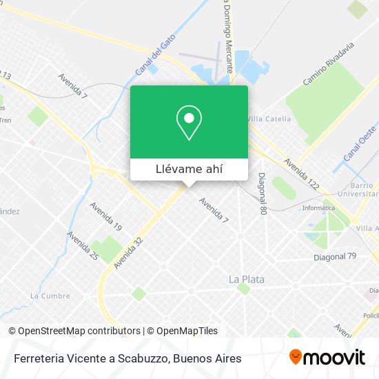 Mapa de Ferreteria Vicente a Scabuzzo