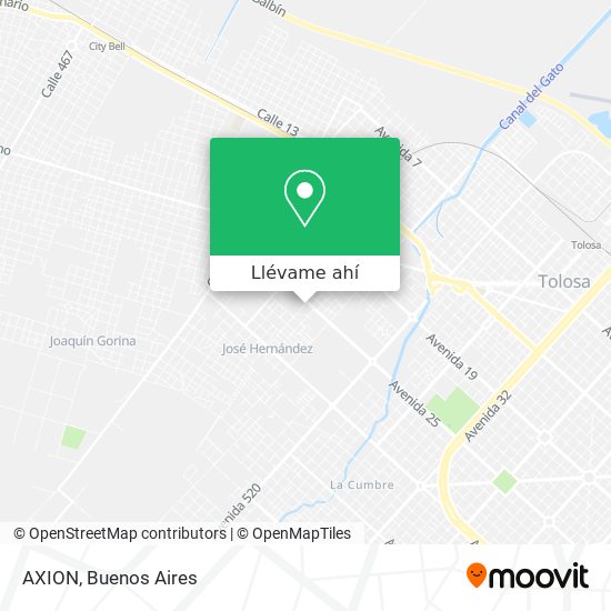 Mapa de AXION