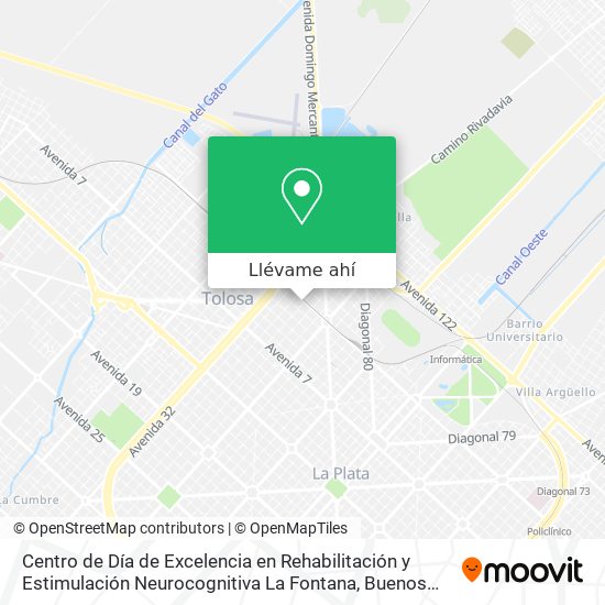 Mapa de Centro de Día de Excelencia en Rehabilitación y Estimulación Neurocognitiva La Fontana