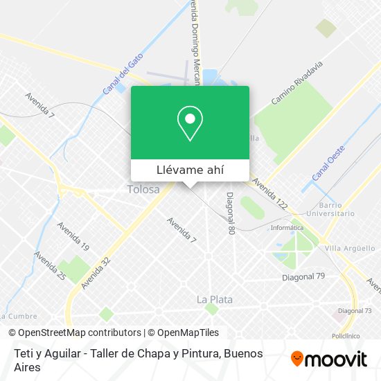 Mapa de Teti y Aguilar - Taller de Chapa y Pintura