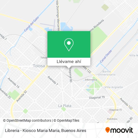 Mapa de Libreria - Kiosco Maria Maria