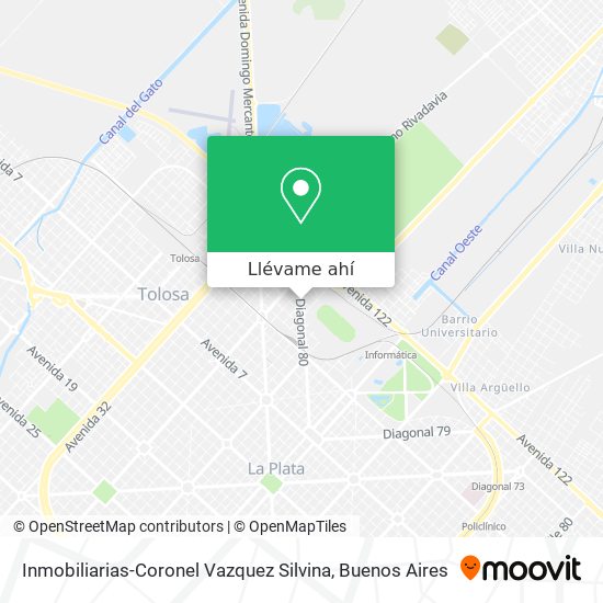 Mapa de Inmobiliarias-Coronel Vazquez Silvina