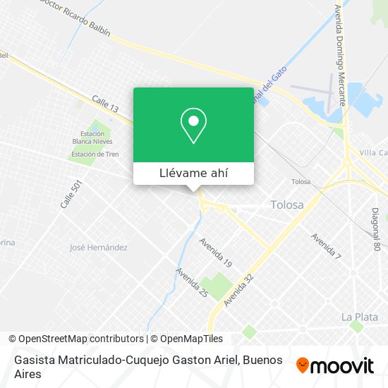 Mapa de Gasista Matriculado-Cuquejo Gaston Ariel