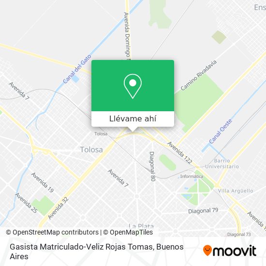 Mapa de Gasista Matriculado-Veliz Rojas Tomas