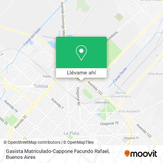 Mapa de Gasista Matriculado-Cappone Facundo Rafael