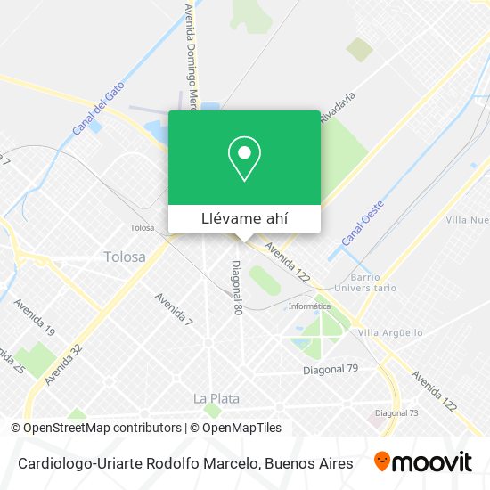 Mapa de Cardiologo-Uriarte Rodolfo Marcelo