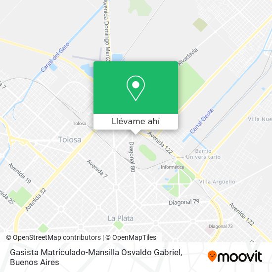 Mapa de Gasista Matriculado-Mansilla Osvaldo Gabriel