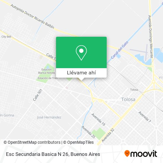 Mapa de Esc Secundaria Basica N 26