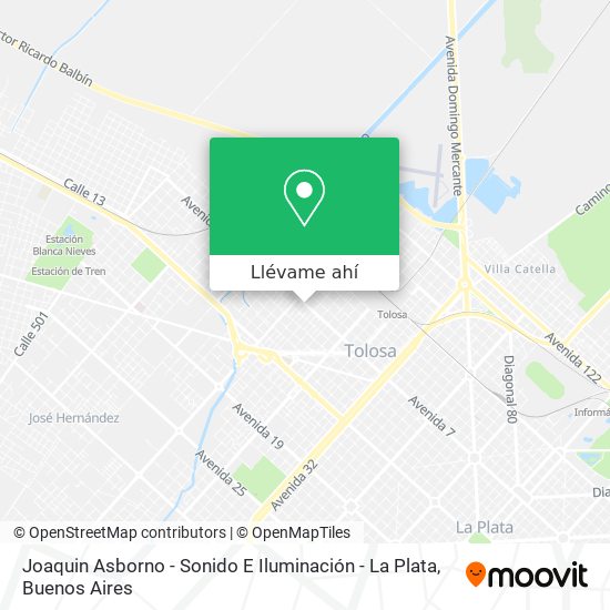 Mapa de Joaquin Asborno - Sonido E Iluminación - La Plata
