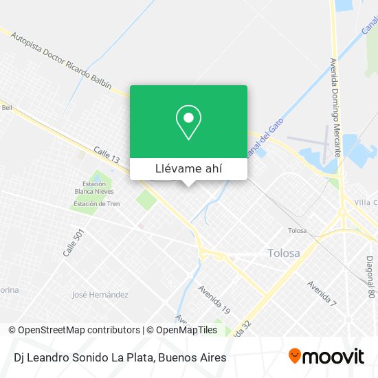 Mapa de Dj Leandro Sonido La Plata