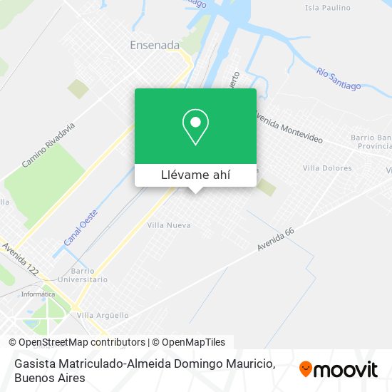Mapa de Gasista Matriculado-Almeida Domingo Mauricio