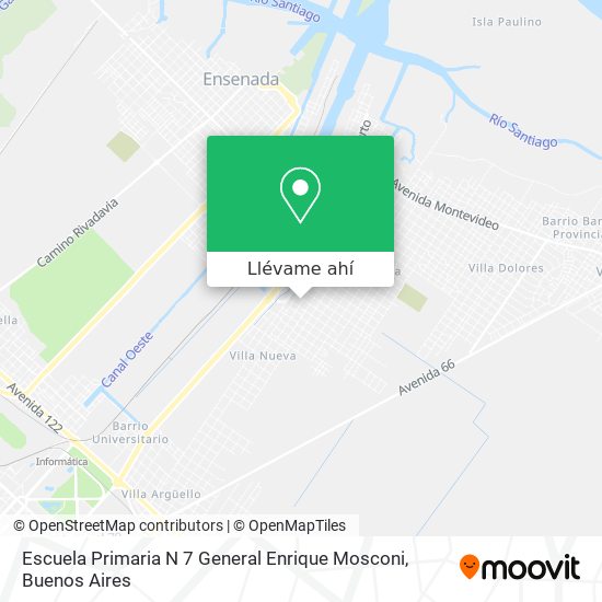 Mapa de Escuela Primaria N 7 General Enrique Mosconi