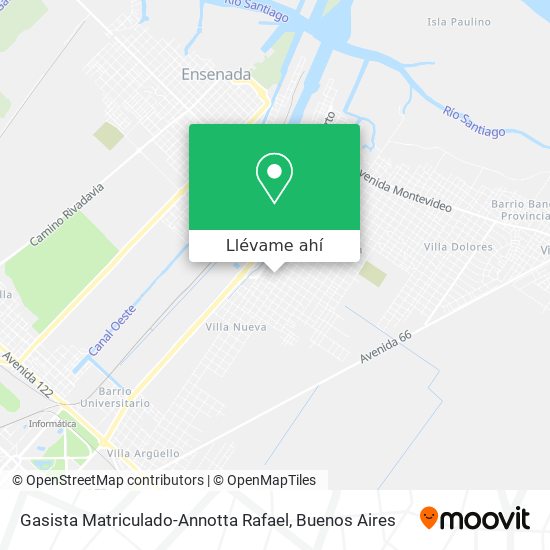 Mapa de Gasista Matriculado-Annotta Rafael