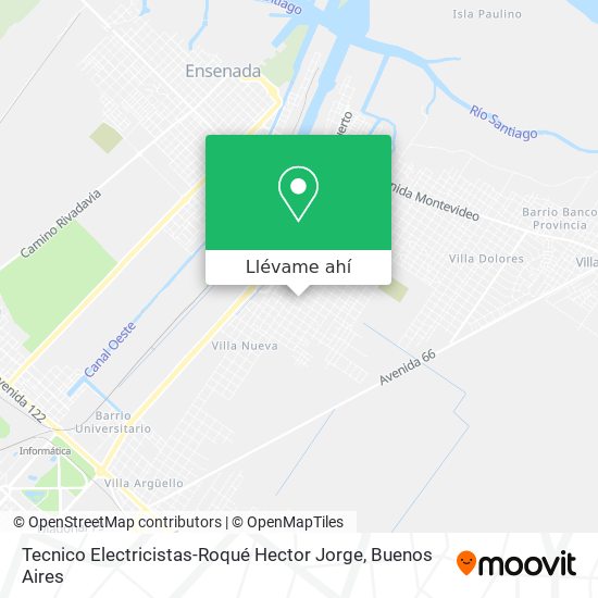 Mapa de Tecnico Electricistas-Roqué Hector Jorge