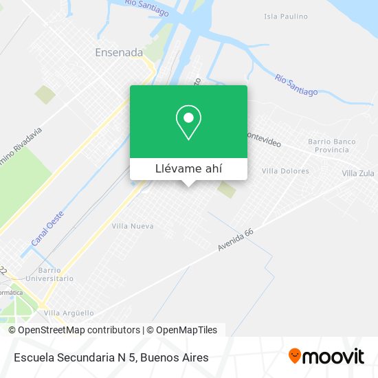 Mapa de Escuela Secundaria N 5