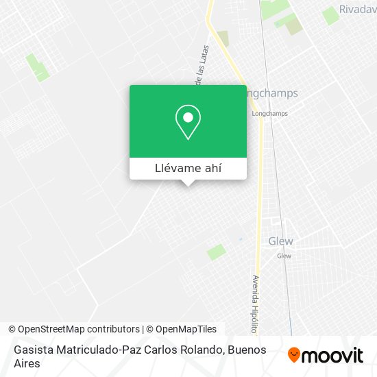 Mapa de Gasista Matriculado-Paz Carlos Rolando