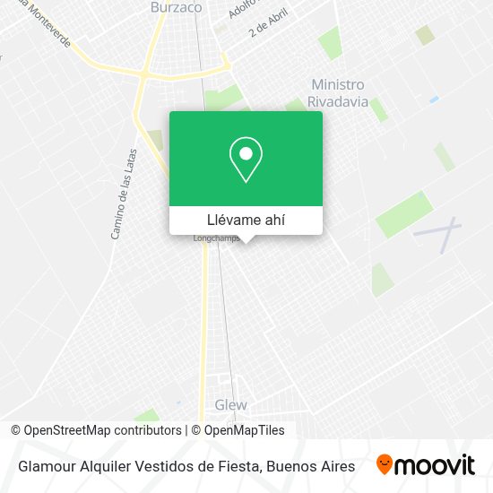 Cómo llegar a Glamour Alquiler Vestidos de Fiesta en Almirante Brown en  Colectivo o Tren?