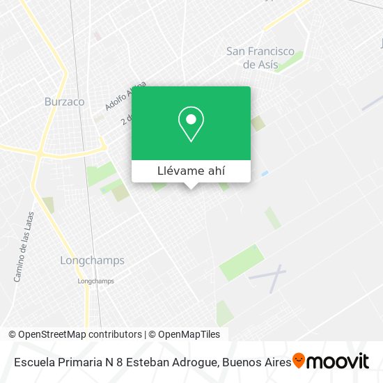 Mapa de Escuela Primaria N 8 Esteban Adrogue