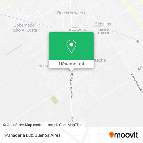 Mapa de Panaderia Luz