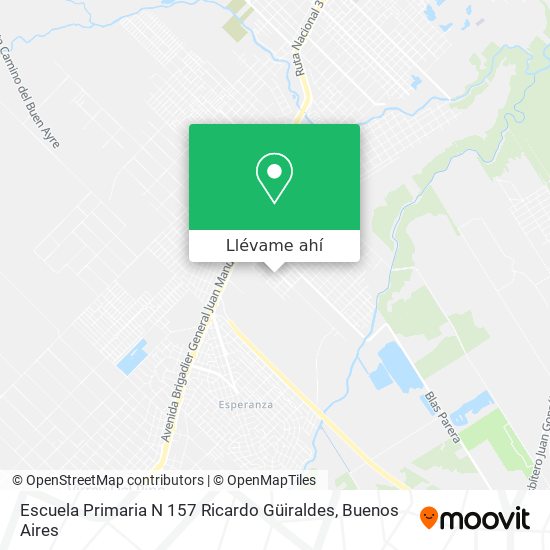 Mapa de Escuela Primaria N 157 Ricardo Güiraldes