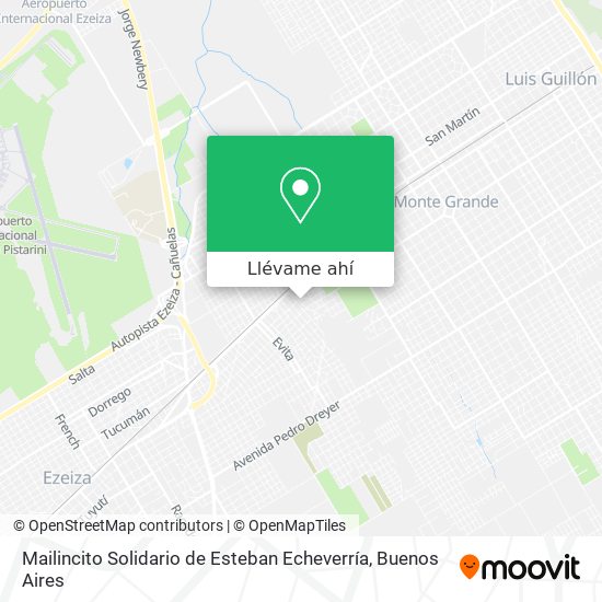 Mapa de Mailincito Solidario de Esteban Echeverría