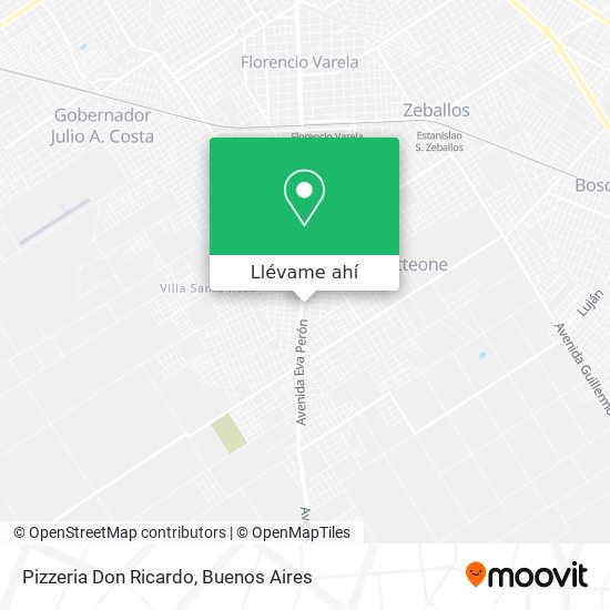 Mapa de Pizzeria Don Ricardo